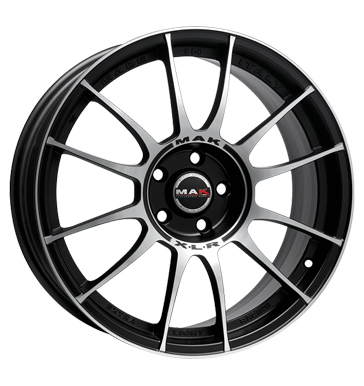 pneumatiky - 7x16 4x100 ET30 MAK XLR schwarz ice black Motorsport Rfky / Alu INDIVIDUAL ocelov kola Predaj pneumatk