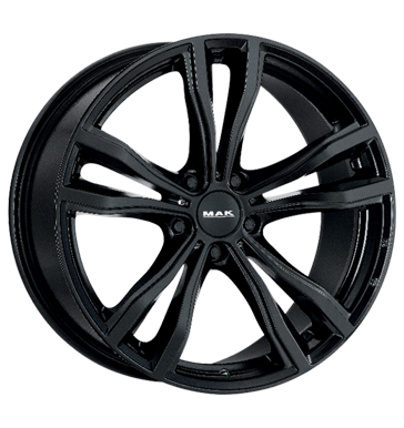 pneumatiky - 10x20 5x120 ET40 MAK X-Mode schwarz gloss black BRABUS Rfky / Alu odpadn olej nosic kol Autodlna