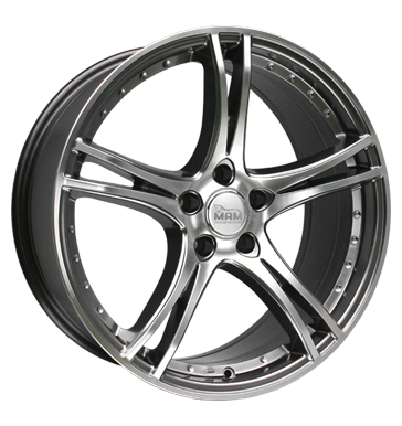 pneumatiky - 8x18 5x112 ET30 MAM MAM 10 silber hyper frontpoliert Offroad Zimn 17.5 