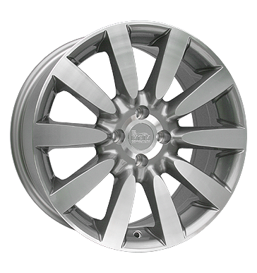 pneumatiky - 8x17 4x108 ET35 MAM MAM 7 Nuvo silber silber poliert Borbet Rfky / Alu AUDI AUTEC Hlinkov disky