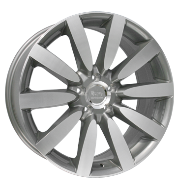 pneumatiky - 8.5x19 5x120 ET20 MAM MAM 7 Nuvo silber silber poliert Smoor Rfky / Alu designov antny GS-Wheels pneu b2b