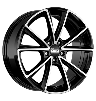 pneumatiky - 8x18 5x112 ET35 MAM MAM A5 schwarz black front polished Ecanto Rfky / Alu pilotn bundy ENZO pneus