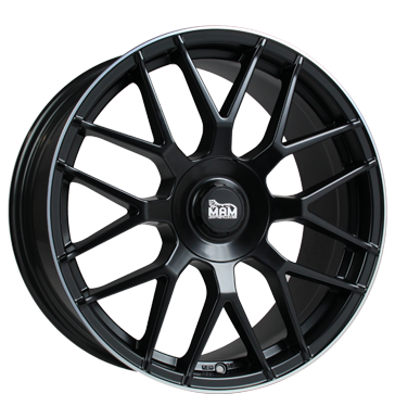 pneumatiky - 9.5x19 5x100 ET30 MAM MAM GT1 schwarz matt black lip polish skladovac boxy Rfky / Alu odpadn olej hardtops trhovisko