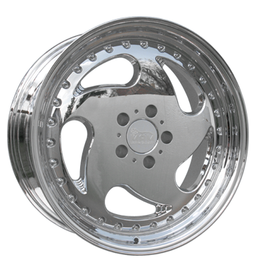 pneumatiky - 8.5x19 5x114.3 ET40 MAM MT1 chrom chrom Bund bundy Rfky / Alu ostatn Offroad letn pneu