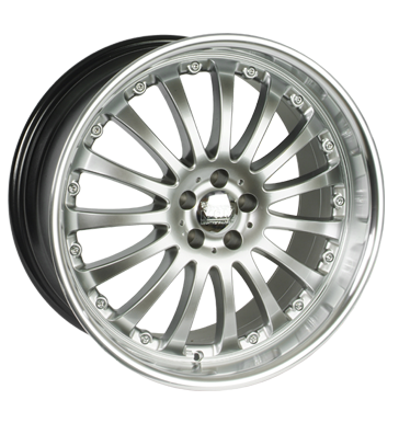 pneumatiky - 8.5x18 5x114.3 ET45 MAM MT2 silber hyper polished korunn princ Rfky / Alu Rim luzka (nhradn dly) GS-Wheels disky