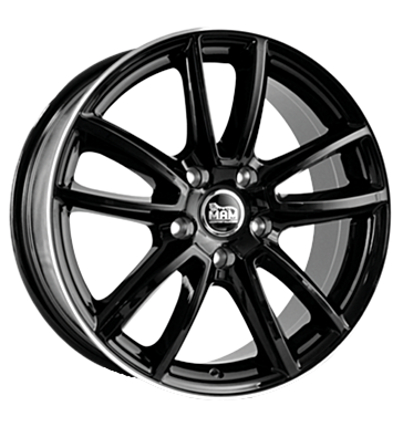 pneumatiky - 8.5x18 5x120 ET45 MAM MAM S1 schwarz schwarz randpoliert Samolepka + filmy Rfky / Alu Konzole + drzk Offroad All Terrain b2b pneu