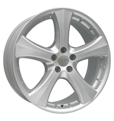 pneumatiky - 6.5x16 5x112 ET47 MAM W1 silber silber lackiert recnk Rfky / Alu kmh-Wheels bezpecnostn obuv pneu