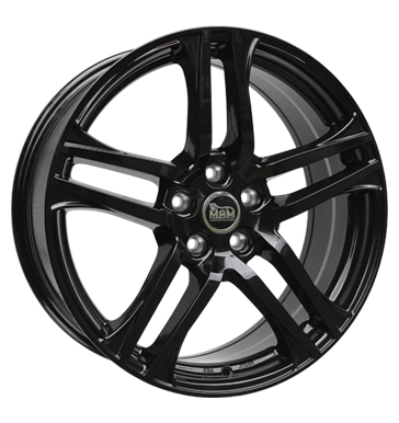 pneumatiky - 8x19 5x114.3 ET45 MAM RS2 schwarz schwarz lackiert vozk Rfky / Alu sportovn KOLA Test-kategorie 1 pneumatiky