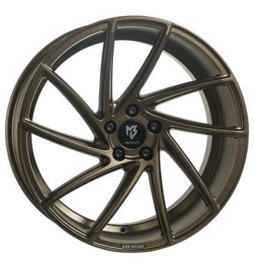 pneumatiky - 8.5x19 5x112 ET33 mbDESIGN KV2 bronze bronze seidenmatt Offroad letn Rfky / Alu ventil auta propagace testjj pneus