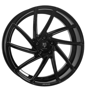pneumatiky - 9x20 5x108 ET23 mbDESIGN KV2 schwarz schwarz glänzend auta v zime Rfky / Alu letn Speedline pneus