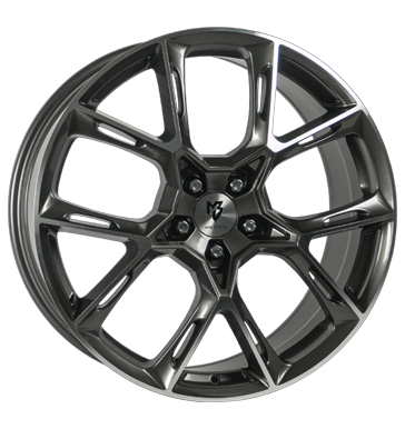 pneumatiky - 10x21 5x112 ET35 mbDESIGN KX1 grau / anthrazit Grau glänzend, Konturen poliert Shaper Rfky / Alu sapont BRABUS pneumatiky