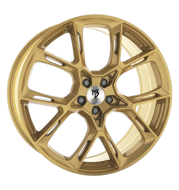 pneumatiky - 9x21 5x120 ET30 mbDESIGN KX1 gold gold glänzend tMotive Rfky / Alu Lorinser GS-Wheels pneus