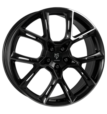 pneumatiky - 8.5x20 5x114.3 ET45 mbDESIGN KX1 schwarz schwarz glänzend mitsubishi Rfky / Alu brzdov kapalina rucn vozk pneu