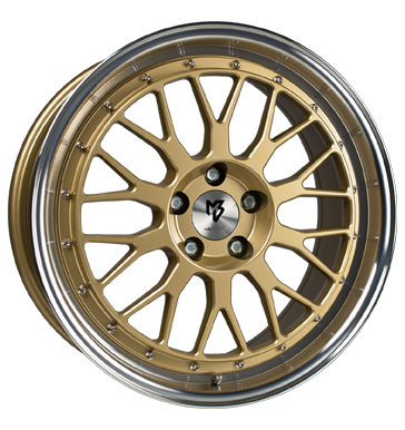 pneumatiky - 8.5x19 5x112 ET50 mbDESIGN LV1 gold Gold glänzend, AuYenbett poliert FOSAB Rfky / Alu Truck Winter od 17,5 