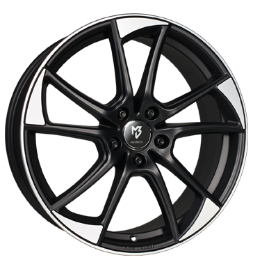 pneumatiky - 7.5x19 5x112 ET40 mbDESIGN MB1 schwarz schwarz matt poliert Objevte nyn! Rfky / Alu peugeot magma Velkoobchod