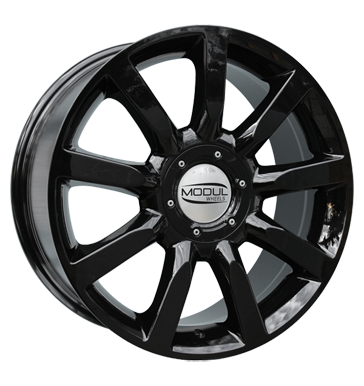 pneumatiky - 7.5x17 5x100 ET35 Modul Wheels MD3 schwarz schwarz Tricka Rfky / Alu ALCOA Polo tricka disky