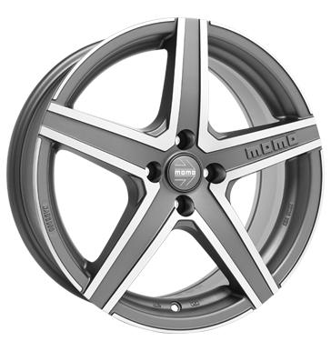 pneumatiky - 6.5x16 4x100 ET40 Momo Hyperstar EVO grau / anthrazit matt anthracite polished CARLSSON Rfky / Alu PONGRATZ Axxion pneu b2b