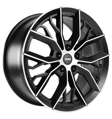 pneumatiky - 8x18 5x110 ET40 Momo Massimo schwarz matt black polished Slevy Rfky / Alu ETA BETA GS-Wheels pneu