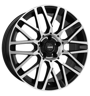 pneumatiky - 9x18 5x120 ET40 Momo Revenge EVO schwarz matt black polished GS-Wheels Rfky / Alu exkluzivn linka Lehk nkladn auto Winter od 17,5 