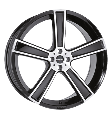 pneumatiky - 6.5x15 4x100 ET38 Momo Strike schwarz schwarz poliert Keskin Rfky / Alu opravu pneumatik Wheelworld velkoobchod s pneumatikami