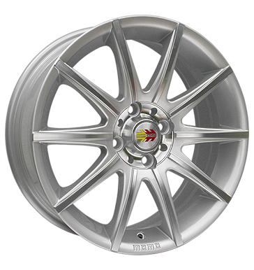 pneumatiky - 7x16 4x108 ET35 Momo Ten-S silber silber psy Rfky / Alu systm Motorsport Hlinkov disky