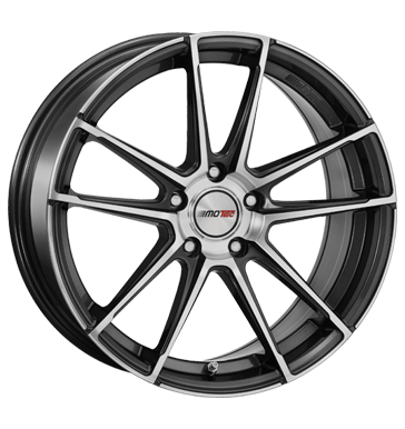 pneumatiky - 9x20 5x112 ET45 Motec Radical grau / anthrazit dark grey polished Bastler- + vadn rdia Rfky / Alu Pce o automobil + drzba Ecanto disky