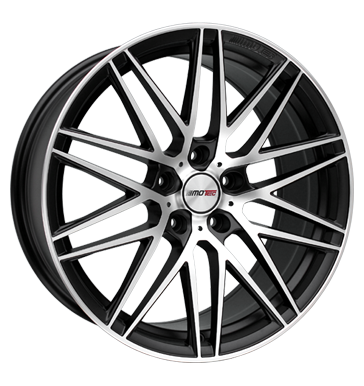 pneumatiky - 8.5x19 5x114.3 ET40 Motec Stryke schwarz schwarz metallic matt poliert Opel Rfky / Alu Vyloucen Polo tricka Prodejce pneumatk