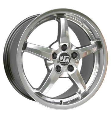 pneumatiky - 8x17 5x98 ET35 MSW 16 grau / anthrazit titanium mirror Lackierwerkzeuge Rfky / Alu kola z lehkch slitin BRABUS pneumatiky