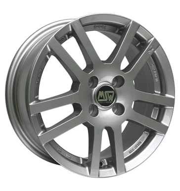 pneumatiky - 6.5x16 4x100 ET42 MSW 22 grau / anthrazit grey silver Hamann Rfky / Alu moped dly pneus