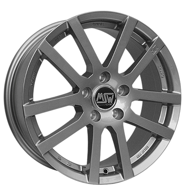 pneumatiky - 7x17 5x114.3 ET45 MSW 22 grau / anthrazit grey silver Jahreswagen Rfky / Alu Auto-Tuning + styling cel rok Autodlna