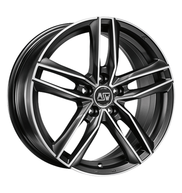 pneumatiky - 8x18 5x114.3 ET45 MSW 26 grau / anthrazit matt dark titanium vollpoliert Jahreswagen Rfky / Alu Lehk ventil vozy / vozy motocykl trziste