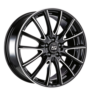 pneumatiky - 7.5x18 5x110 ET38 MSW 86 schwarz schwarz poliert korunn princ Rfky / Alu Jahreswagen charakteristiky pneus