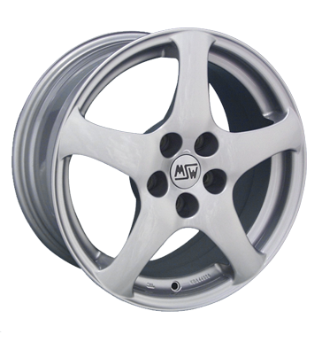 pneumatiky - 7.5x16 5x98 ET35 MSW Monza silber silber lackiert Zcela specifick dly Rfky / Alu autokosmetiky Vyloucen Hlinkov disky