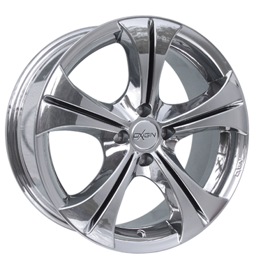 pneumatiky - 7.5x17 4x98 ET38 Oxigin 01 chrom chrom ADVANTI Rfky / Alu ventil cepice letadlo disky