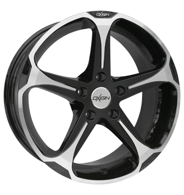 pneumatiky - 8.5x19 5x120 ET35 Oxigin 13 Panther schwarz black full polish neprirazen kategorie produktu Rfky / Alu osvetlen moped pneu b2b