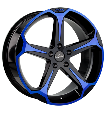 pneumatiky - 7.5x17 5x114.3 ET42 Oxigin 13 Panther blau blue polish Rfky / Alu Rfky / Alu Offroad lto od 17,5 