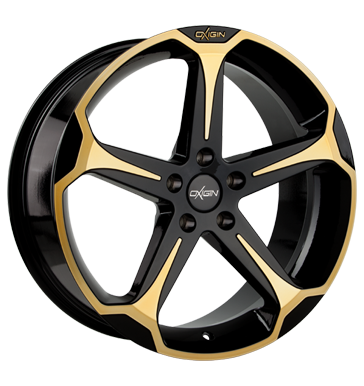 pneumatiky - 8x18 5x112 ET35 Oxigin 13 Panther gold gold polish F-replika Rfky / Alu Truck Winter od 17,5 