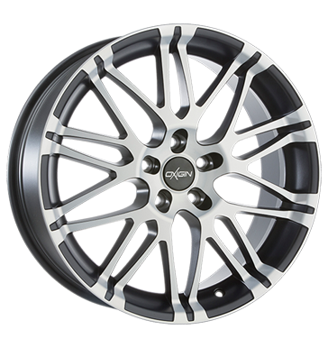 pneumatiky - 8.5x18 5x120 ET35 Oxigin 14 Oxrock schwarz black full polish matt ADVANTI Rfky / Alu motocykl Oldtimer pneu