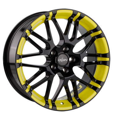 pneumatiky - 9.5x19 5x130 ET44 Oxigin 14 Oxrock schwarz foil yellow skladovac boxy Rfky / Alu motocykl Zcela specifick dly disky