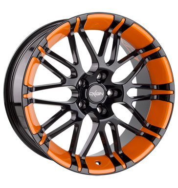pneumatiky - 7.5x17 5x112 ET50 Oxigin 14 Oxrock schwarz foil orange Breyton Rfky / Alu Alessio ALLESIO pneus