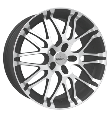 pneumatiky - 8.5x19 5x120 ET40 Oxigin 14 Oxrock grau / anthrazit gun metal full polish Standardn In-autodoplnky Rfky / Alu motocykl Cross Globln komise Hlinkov disky