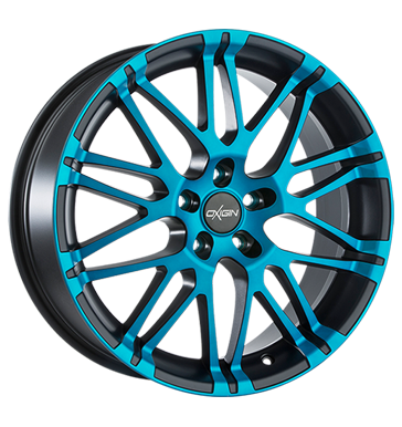 pneumatiky - 8.5x18 5x110 ET32 Oxigin 14 Oxrock blau light blue polish matt zimn Rfky / Alu Auto-Tuning + styling kompletnch systmu trhovisko