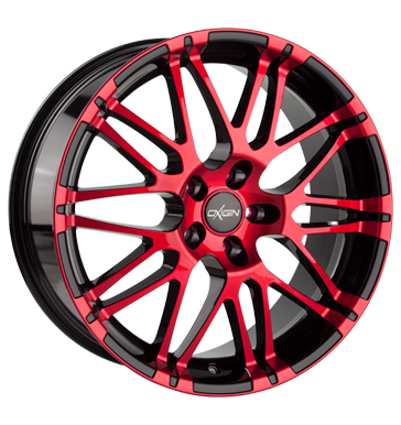 pneumatiky - 8.5x18 5x112 ET50 Oxigin 14 Oxrock rot red polish tdenn Rfky / Alu Cel rok vuz ventil cepice Autoprodejce