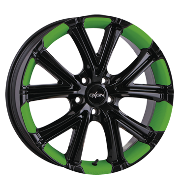 pneumatiky - 8x18 5x100 ET35 Oxigin 15 Vtwo sonstige foil green Felgenbett recnk Rfky / Alu KOLA spoiler Predaj pneumatk