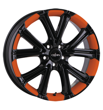 pneumatiky - 7.5x17 5x108 ET45 Oxigin 15 Vtwo orange foil orange Felgenbett Diablo Rfky / Alu Rondell opravu pneumatik Velkoobchod