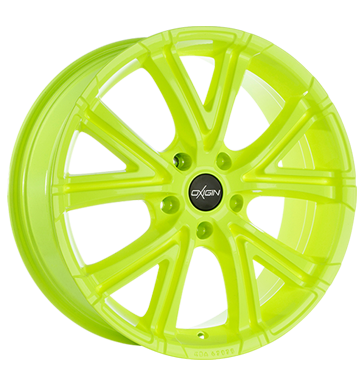 pneumatiky - 8x18 5x112 ET35 Oxigin 15 Vtwo gelb neon yellow korunn princ Rfky / Alu pneumatika Stresn nosic + stresn boxy pneumatiky