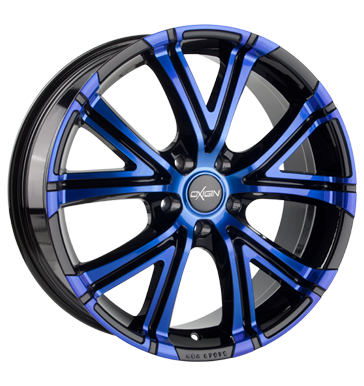 pneumatiky - 8x18 4x108 ET18 Oxigin 15 Vtwo blau blue polish letn Rfky / Alu extender ventil / drzk ABSENCE pneu