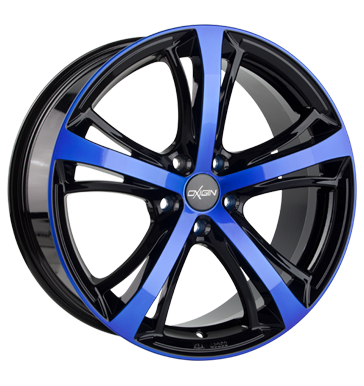 pneumatiky - 7.5x17 5x114.3 ET48 Oxigin 16 Sparrow blau blue polish ocelov rfek Rfky / Alu Diablo antny vozidel pneu b2b
