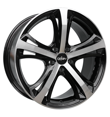 pneumatiky - 10.5x20 5x108 ET40 Oxigin 16 Sparrow schwarz black full polish renault Rfky / Alu auta v zime Antera Autodlna