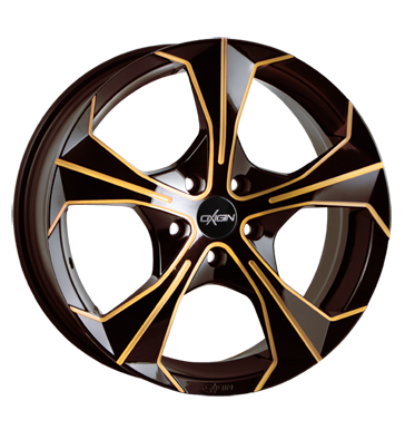 pneumatiky - 8x18 5x120 ET35 Oxigin 17 Strike mehrfarbig brown gold polish nstroj ventil Rfky / Alu DOTZ MERCEDES BENZ pneumatiky